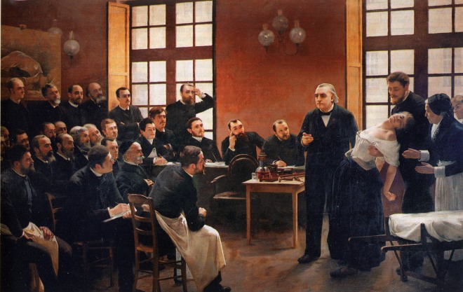 Une leçon clinique à la Salpêtrière est un tableau d'André Brouillet. Il représente Charcot donnant une leçon sur "l'hystérie" (le syndrome de conversion)